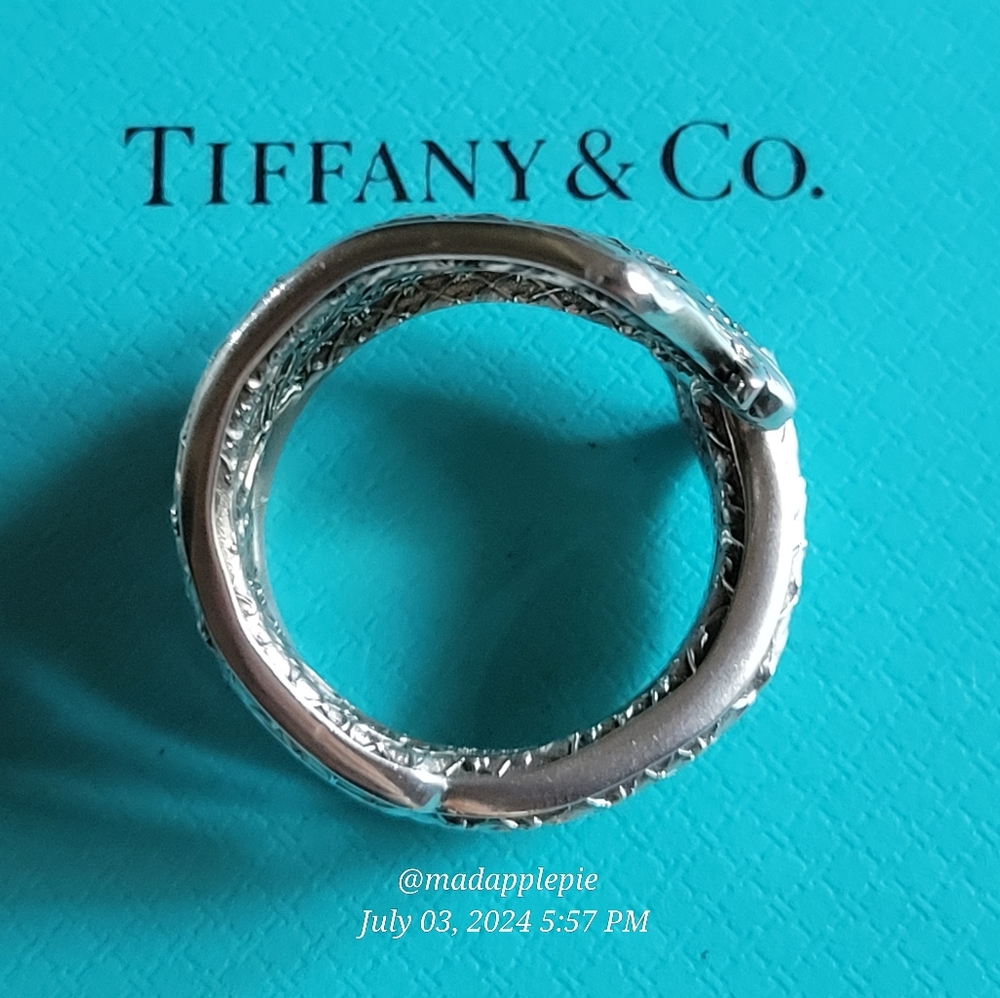 1872 Tiffany & Co. Persian Nut Pick Ring Sterling Silver Luxury Vintage #155 - Picture 12 of 15